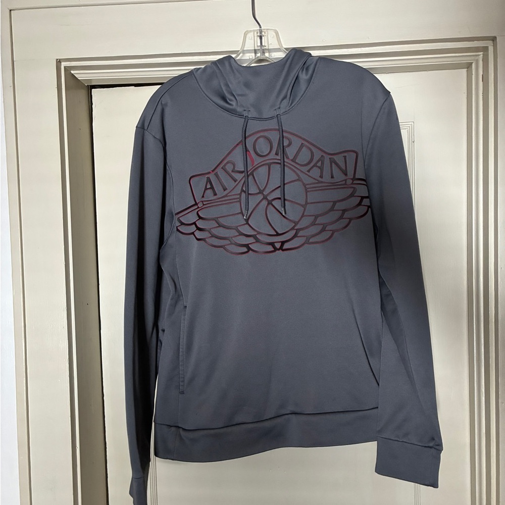 Nike Air Jordan Vintage - grey and red hoodie.